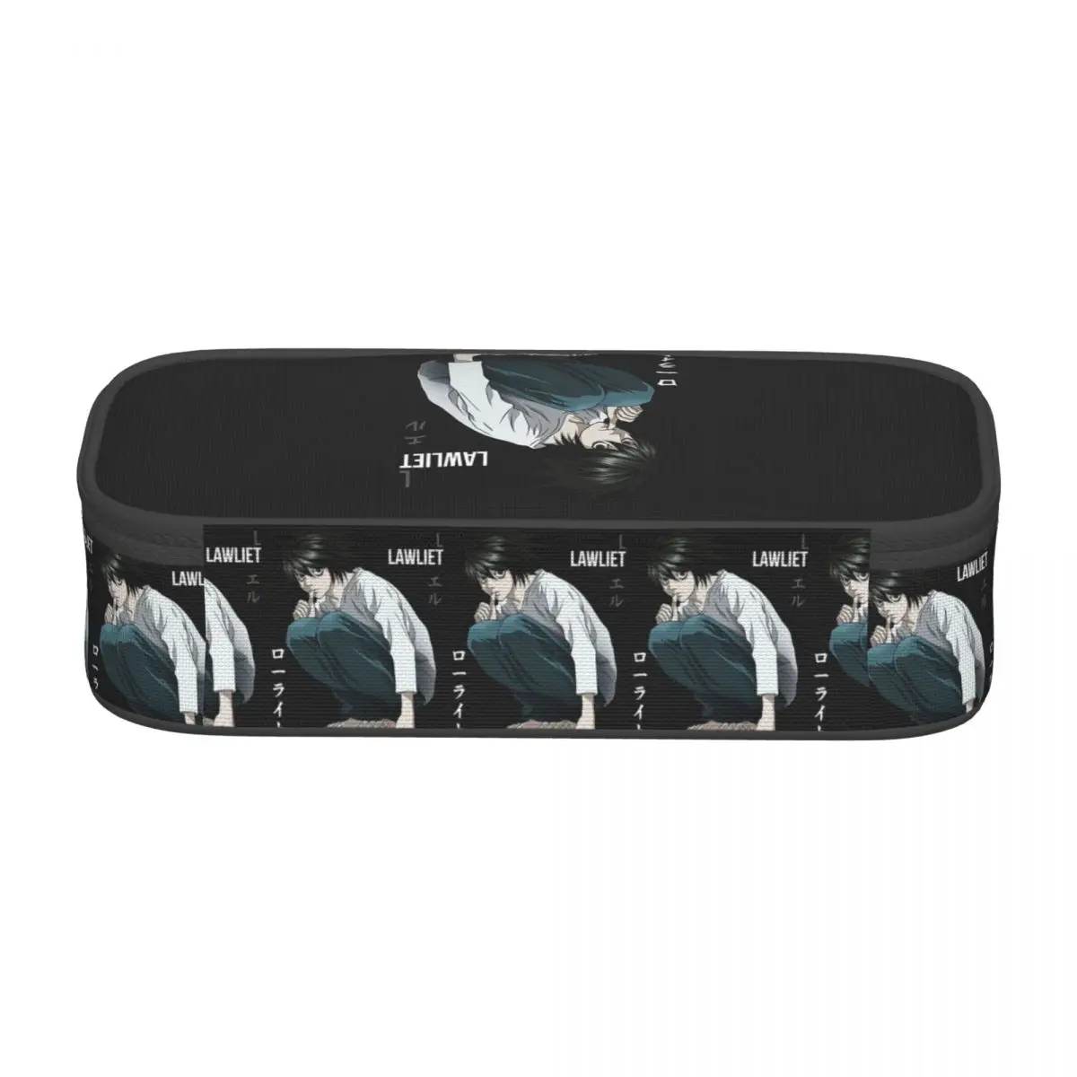 Death Note Lawlet Note Anime Pencil Cases for Student Pen Box Pencil Bag Big Capacity Pencil Pouch Pen Holder