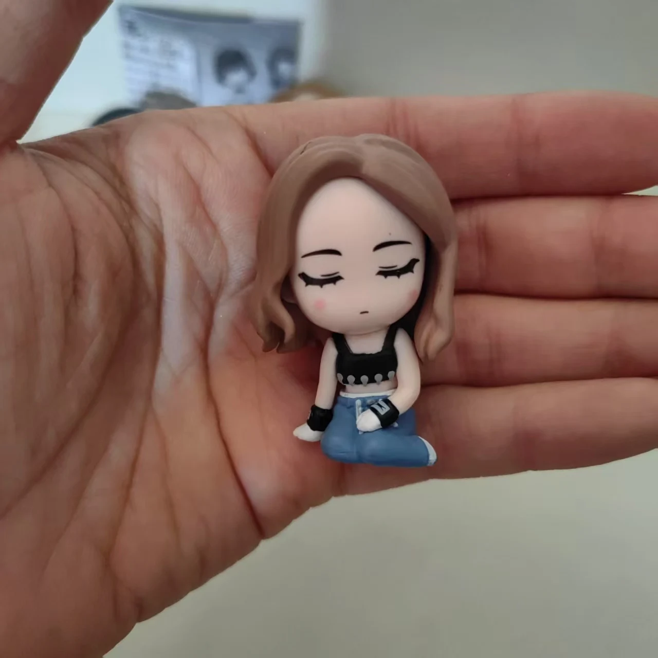 정품 액션 피규어 한국 걸 그룹 어깨에 어깨 가챠 아름다운 소녀 모델