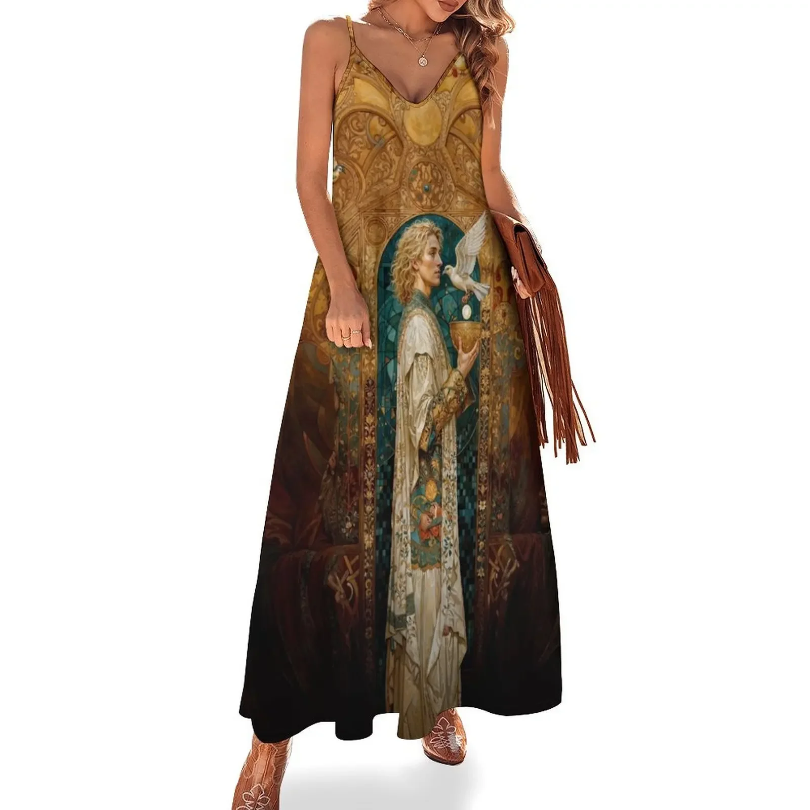 

Parsifal #1 Sleeveless Dress fairy dress sexy dress long women