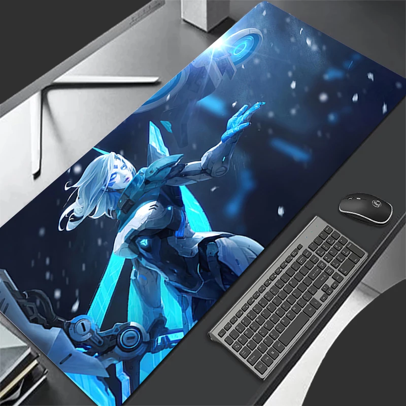 Mousepad Computer Gaming Accessories Keyboard Pad Office PC Rubber Mouse Pad L-league Of Legends Ashe Decoracion Desk Mouse Mat