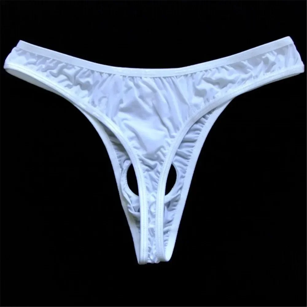 UNWE ماركة رجل ثونغ الجوف خارج الجبهة ثقب مفتوح Crotchless الذكور G-سلاسل مثير مثلي الجنس القضيب طنجة الجنس ارتداء