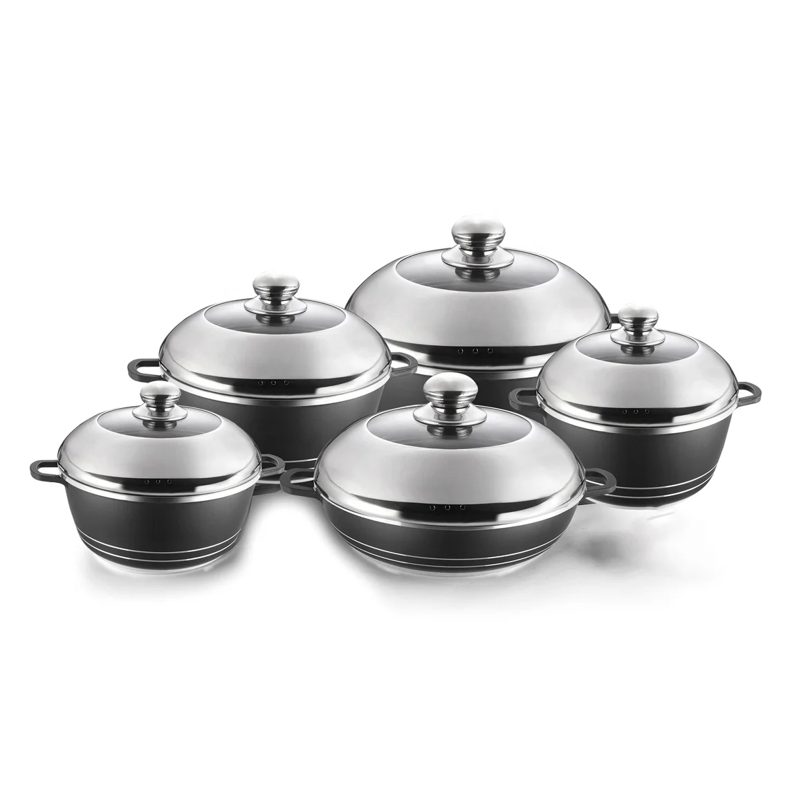 

Casserole Sets Wholesale High Quality 10pcs Household Items Die Cast Aluminum Non Stick Cookware Set