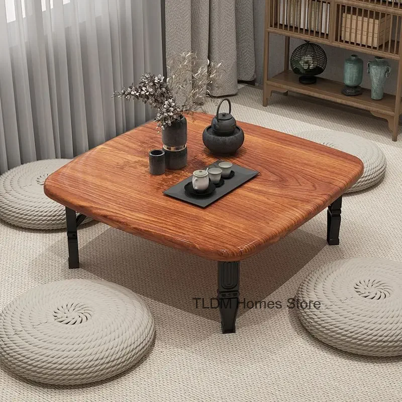 Living Room Sofa Coffee Table Tatami Small Low Table Multifunctional Folding Coffee Table Modern Style Household Coffee Table