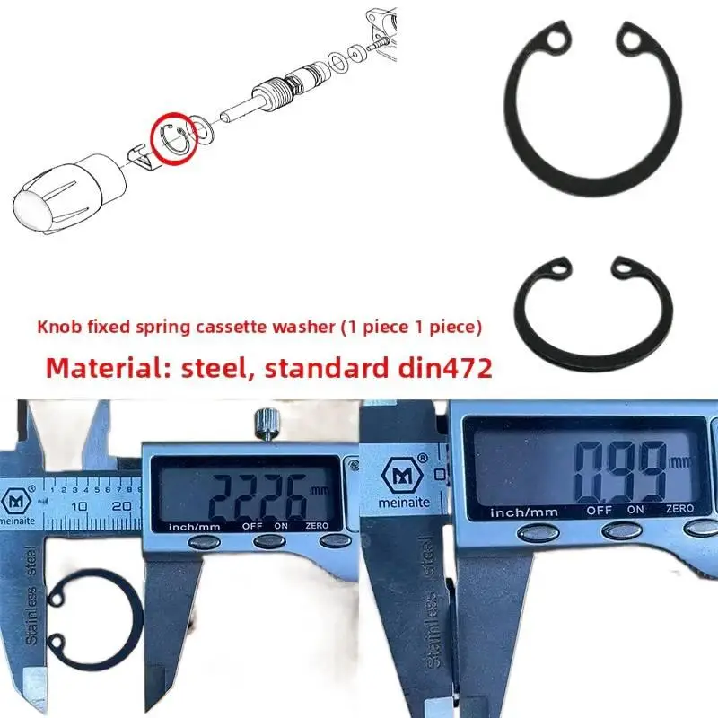 1 pezzo PER Pegasus Kimberly clip di fissaggio per manopole/strotti/anelli in acciaio accessori per macchine da caffè