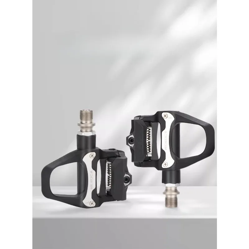 RACEWORK Road Bike Pedal Nylon Bicycle Locking Pedals Cycling Bearing Cleats Clipless Pedal For SPD SL System With Locking Plate