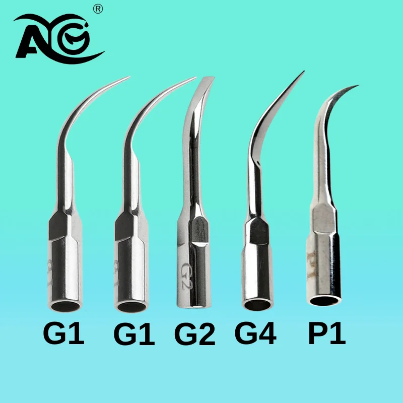 

AG 5Pcs Dental Ultrasonic Scaler Tip Scaling Periodontics Endodontics Fit EMS Woodpecker Teeth Whitening Tools