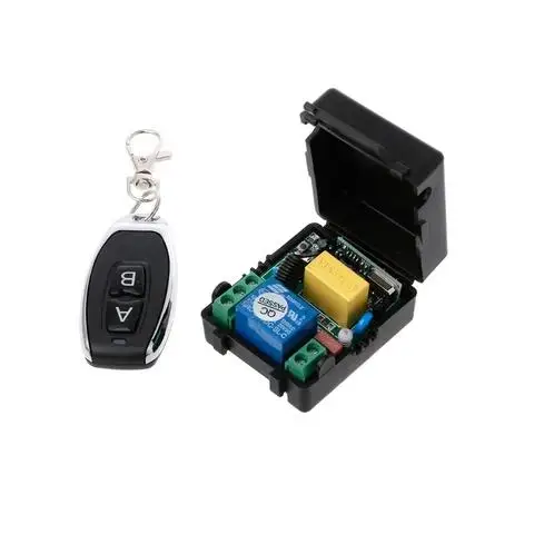 

AC 220V 10A 1CH RF 433MHz Wireless Remote Control Switch Receiver + Transmitter Kit