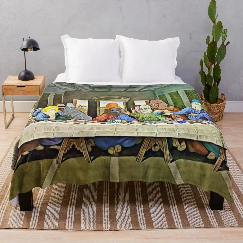

Last Supper of Browntown Throw Blanket Flannel Fleece Soft Warm Throw Blanket