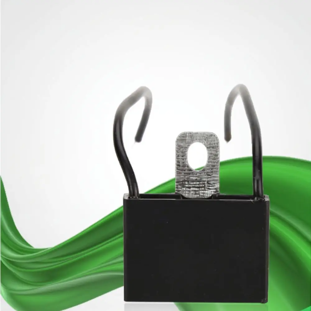CBB61 Motor Start Capacitor 450V AC For Rongming Fan Pump Running Electrical Components Wire Terminal Replacement