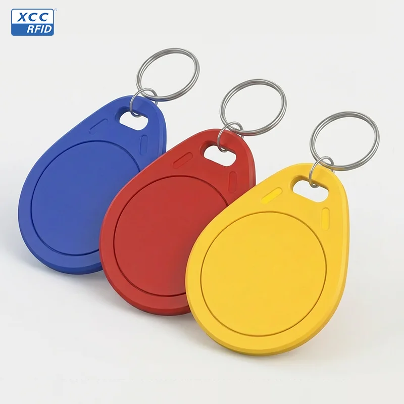 RFID Keyfob Style NFC Key Fobs 13.56MHz F08 Chip ISO14443A for Access Control And Attendance Systems