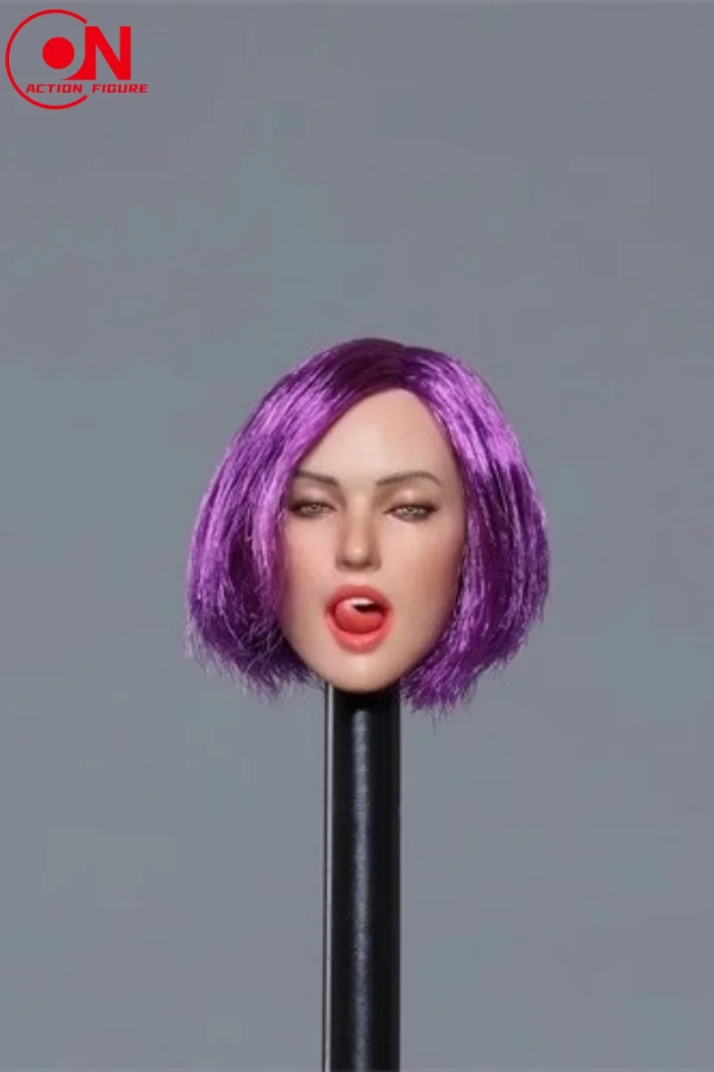 GACTOYS GC021 1/6 Femmina Sexy Espressione Ragazza Leccare la Lingua Testa Scultura Misura 12 pollici Action Figure Femminile Corpo