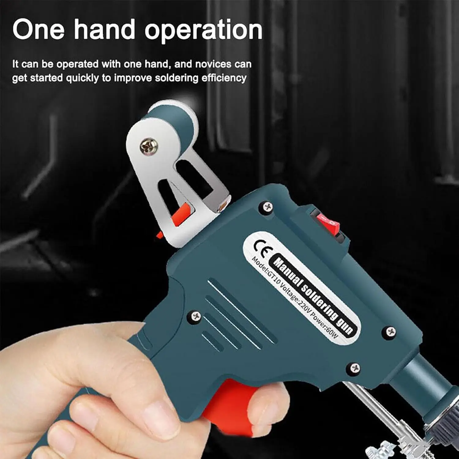 60W Automatic Electric Soldering Iron Tin Gun Hand-Held Internal Heating Automatically Send Tin Gun Welding Heating Repair Tools