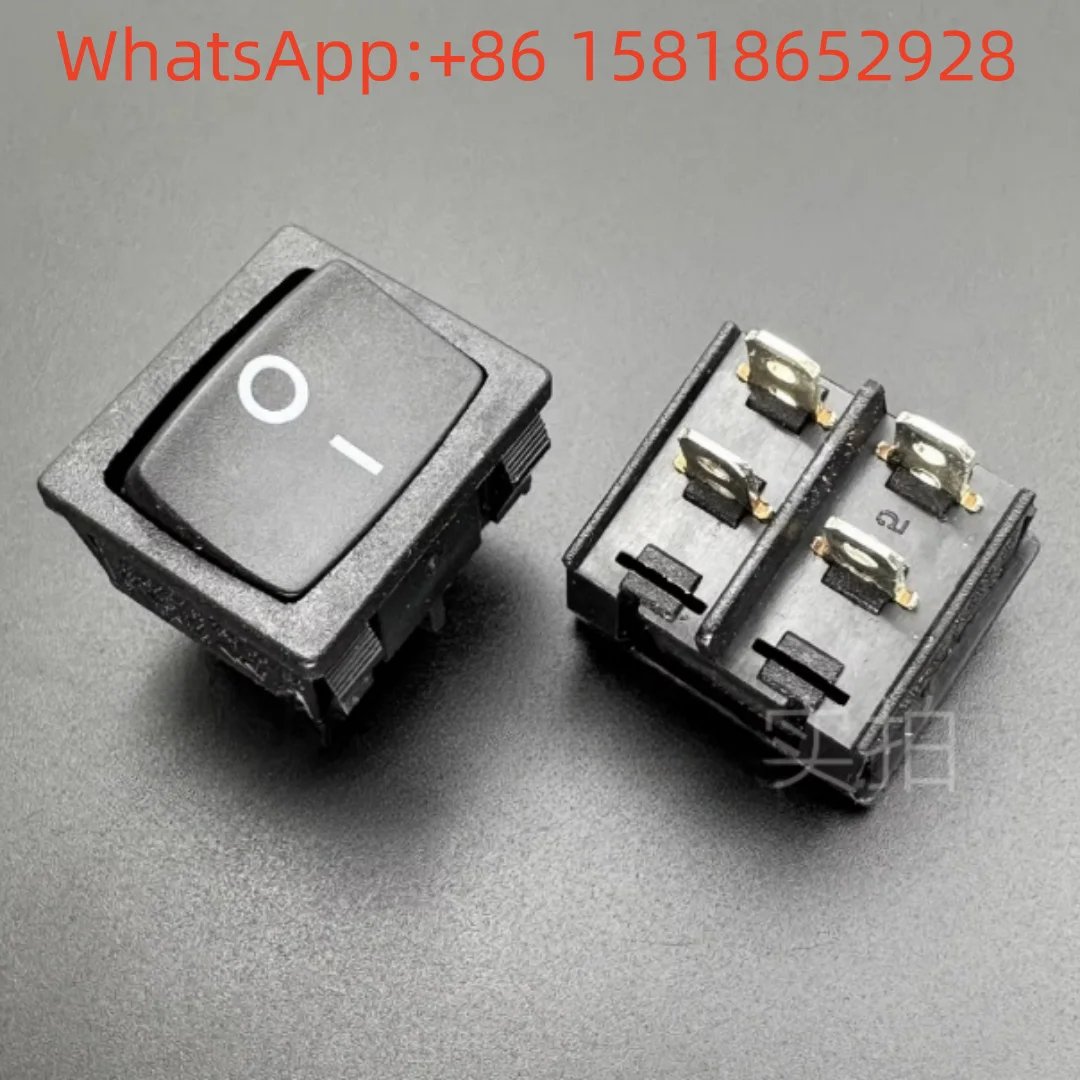 5 pieces Taiwan JEC JS-606P boat-shaped power switch 4-pin 2-position rocker button 10A 250VAC
