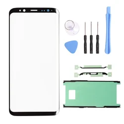 1pcs For Samsung Galaxy S8 S9 G960 S9 Plus S10 Note 8 9 10 20 Plus Front Outer Touch Screen Glass Lens Replacement parts