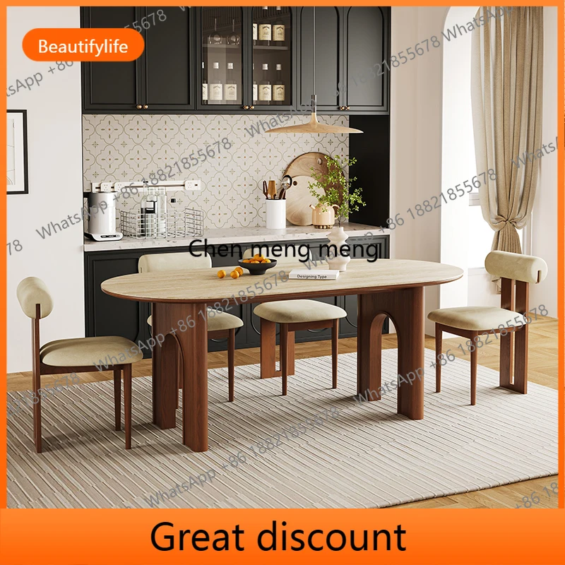 

D53 Round Wood Dining Table Chairs Center Living Room Modern Dining Table Desk Designer Terrace Mesas De Jantar Kitchen Furnitur