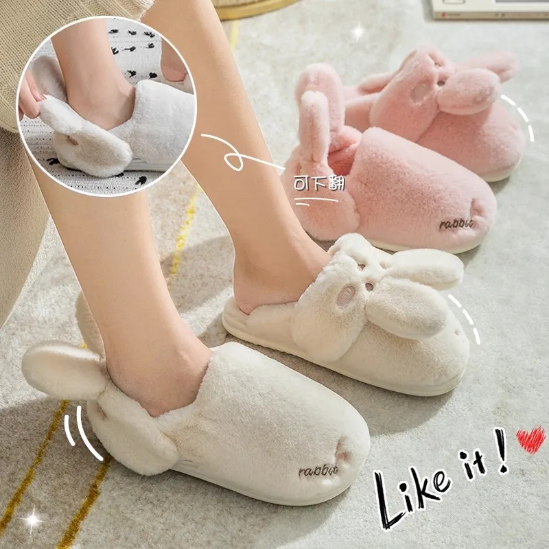 Heated Winter Slippers for Women & Men-Thick Plush Booties with Non-Slip Sole, Warm Fleece-Lined House Shoes for Indoor/Outdoor image 3