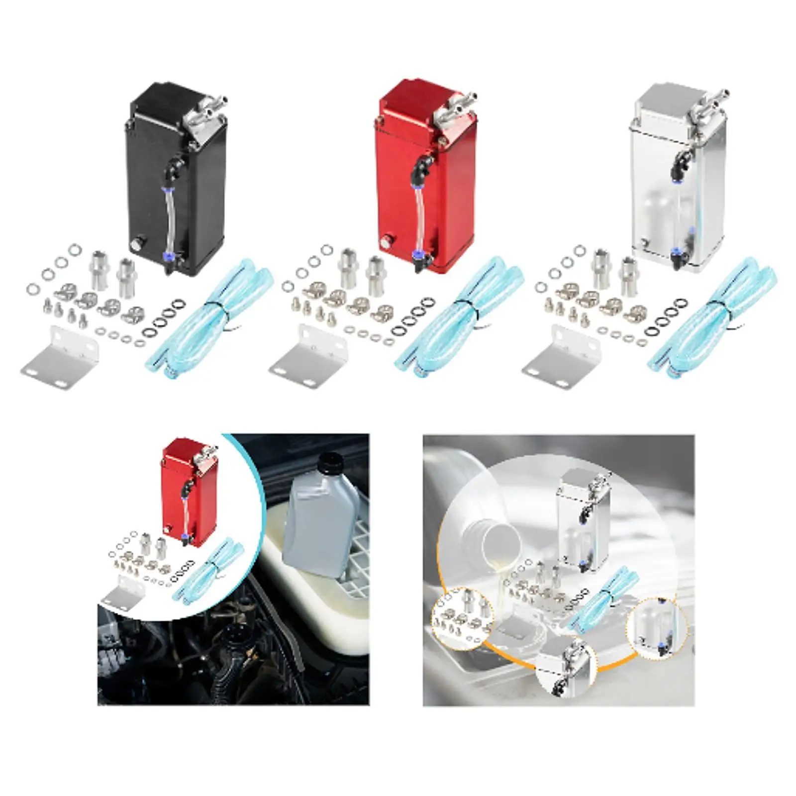 

Универсальный комплект масляного уловителя, прочные запасные части, сменный бак маслоотделителя