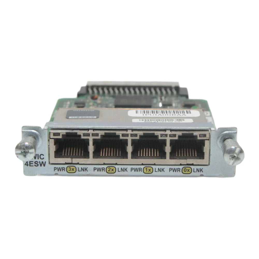 Original for 1800 2800 3800 Router 4 Port 10/100 Ethernet Switch HWIC Module Server Switch Network Interface Card HWIC-4ESW