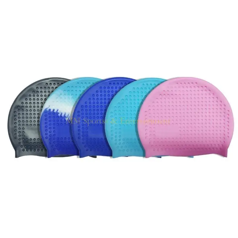 31be مريح السيليكون قبعة قبعة قبعة قبعة المساحة من الشعر الطويل والقصير