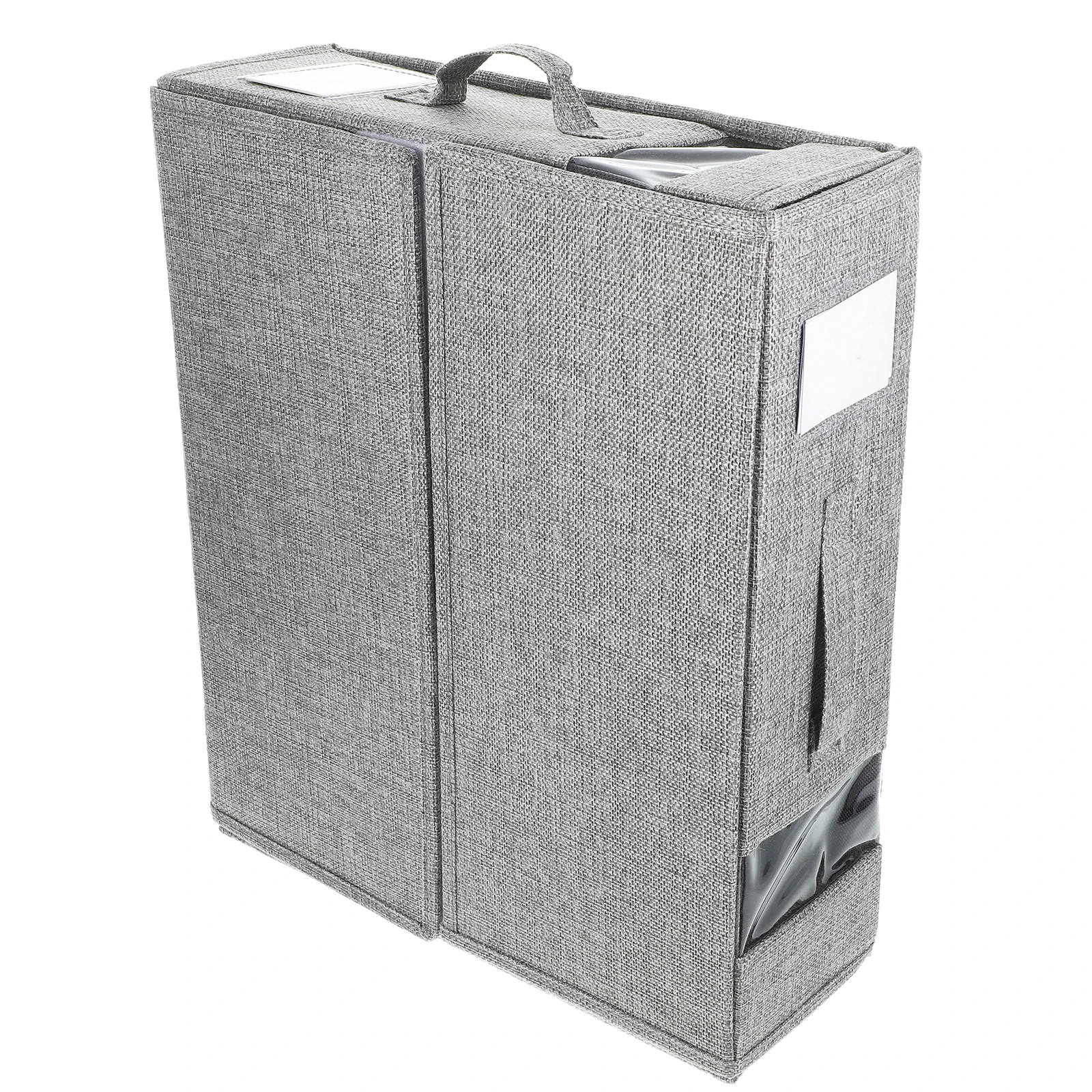 

Foldable Bedding Storage Box Linen Closet Organizer Cube Bed Sheet Blanket Storage Container Zipper Closure Dustproof Moisture