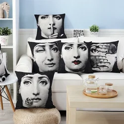 1pcs/SET Nordic Retro Style Cushion Cover Linen Sofa Pillowcase 45X45cm Living Room Home Decoration