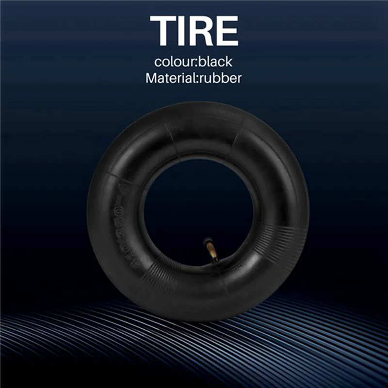 

HOES-4 PCS 4.10/3.50-4 Inch Inner Tube Tire For Hand Truck, Dolly, Hand Cart, Lawn Mower,4.10-4 Replacement Tube With Crowbar