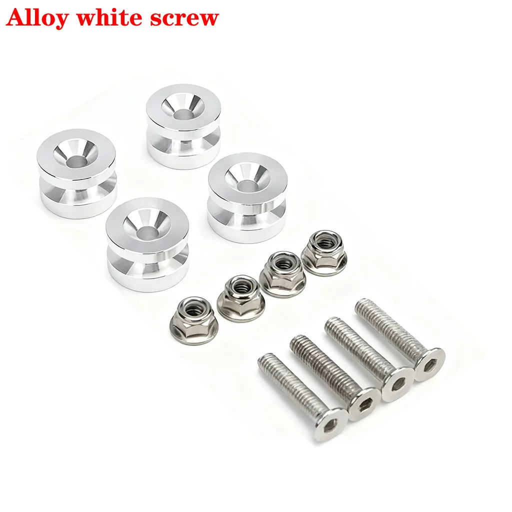 Motorcycle 28L-100L Luggage Tail Box Spacers Screw Bolts Set Trunk Bottom Base Plate Mounting Baseplate Bracket Accessories