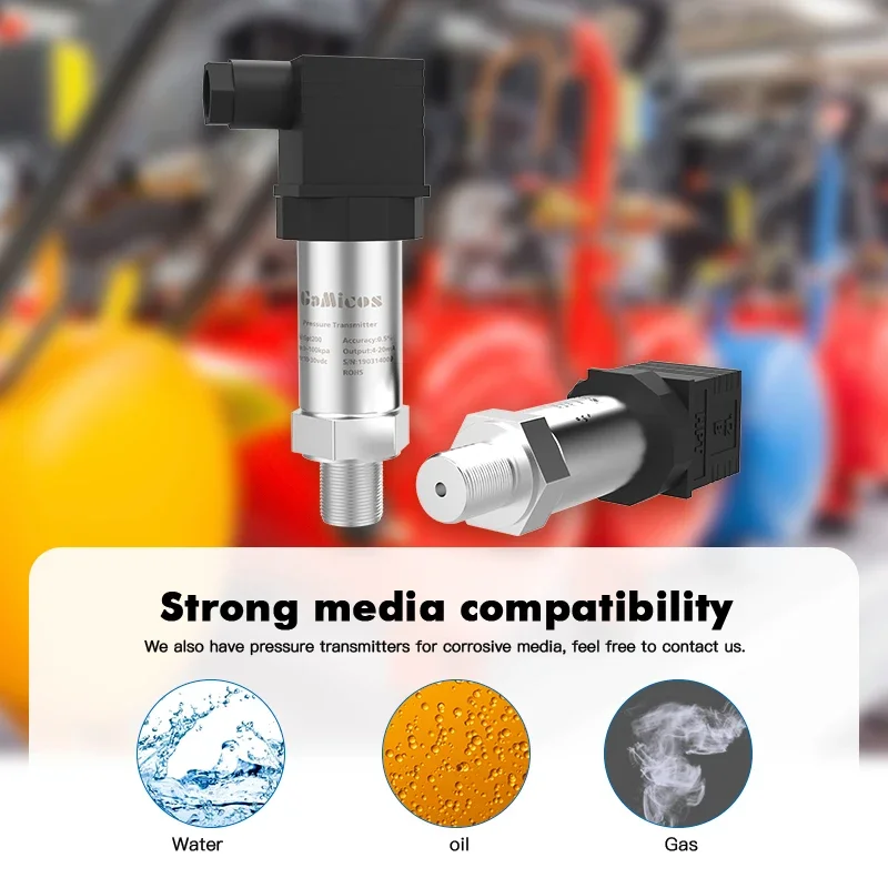 

Новый пьезорезистивный гидравлический датчик давления GPT200 водяного газа 4 ~ 20 мА 250 бар
