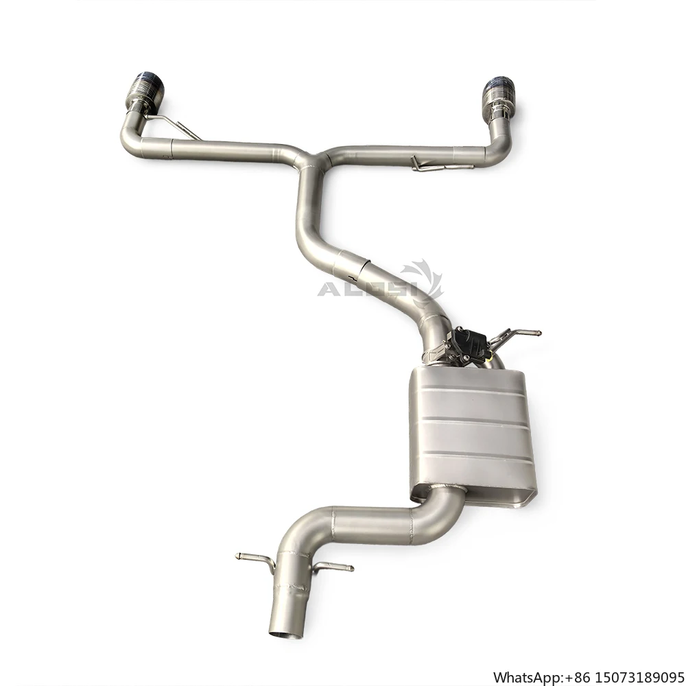 Cat Back Exhaust Suitable for   Scirocco R 2.0T 2010-2017 with Valve Control Cat Back Exhaust Performance Exhaust