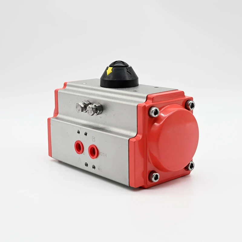 JTAIV Valve Parts Single/double action AT75 pneumatic actuator Octagonal shaft aluminum pneumatic control actuator