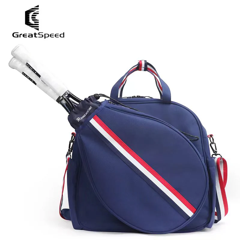 GreatSpeed Tennistas Badminton Handtas Voor 2 Rackets Damesmode Eén Schoudertas Volwassen Jeugd