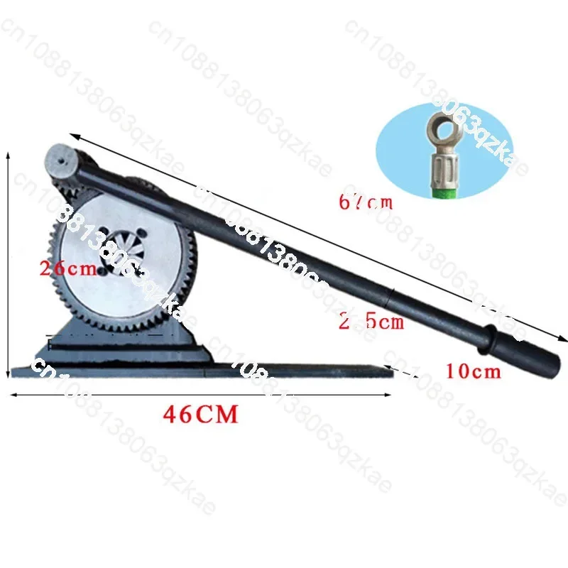 Manual Hose Crimper Mechanical Gear Hose Crimping Machine Sprayer Tube Air Conditioner Repair Pressing Crimping Tool 8MM-32MM