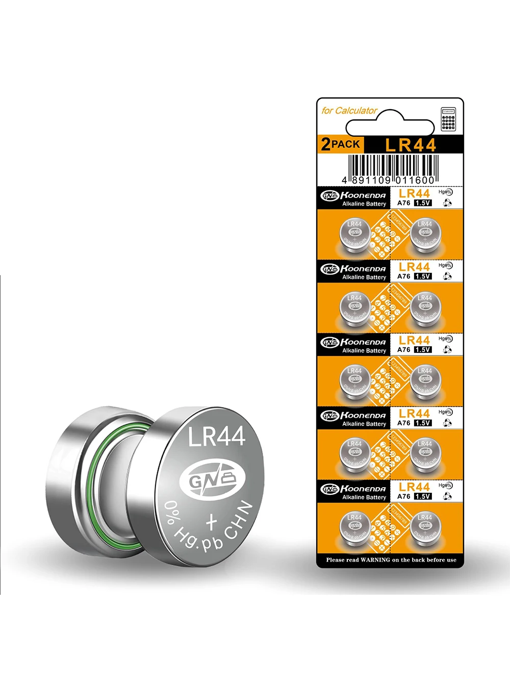 Schnelle Lieferung 50/100 Stück LR44 Batterien L1154F AG13 SR44 A76 Premium Alkaline Batterie 1,5V Knopfzellenbatterie für Taschenrechner