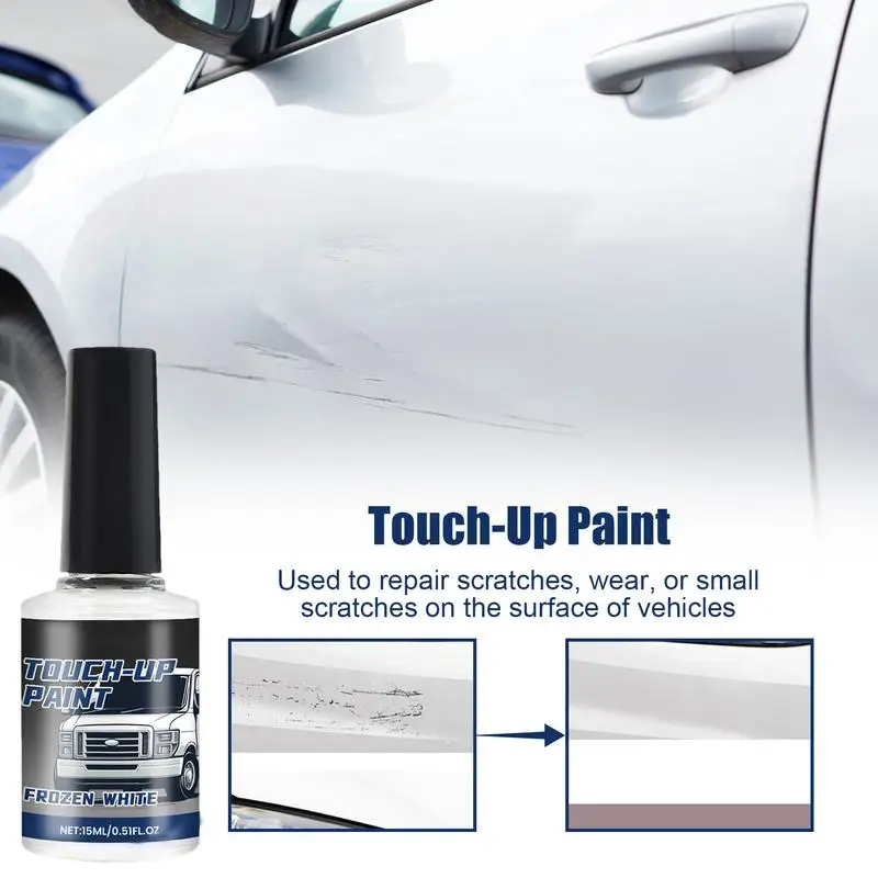 

Auto Touch Up Paint 15ml White Scratch Remover Paint Effective Car Maintenance Supplies Surface Repair Accessories For Car