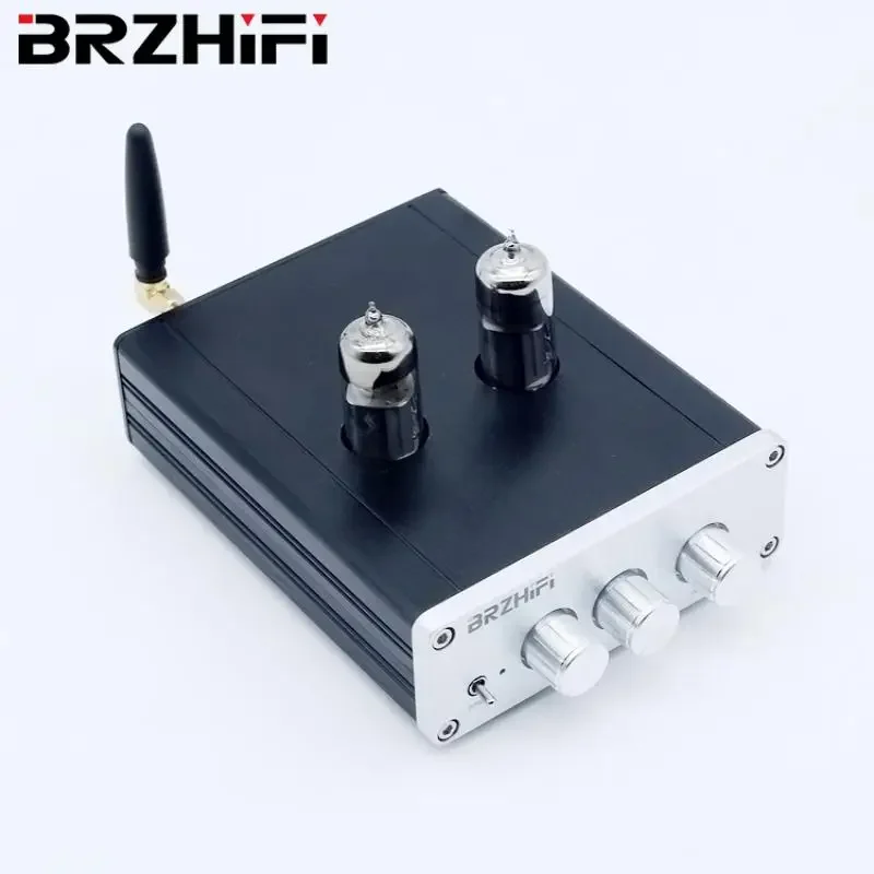 

BRZHIFI F3 Two-Level tuning Power Audio Tube Preamplifier Bluetooth 5.0 PCM5102 Decoding Sound Speaker Mini Stereo HiFi Preamp