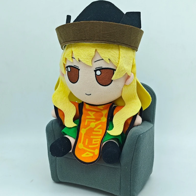 20-センチメートルアニメゲーム東方プロジェクトマタラオキナかわいいフモコスプレソフトコットン人形漫画-diy-ドレスアップお座りおもちゃフィギュアギフト