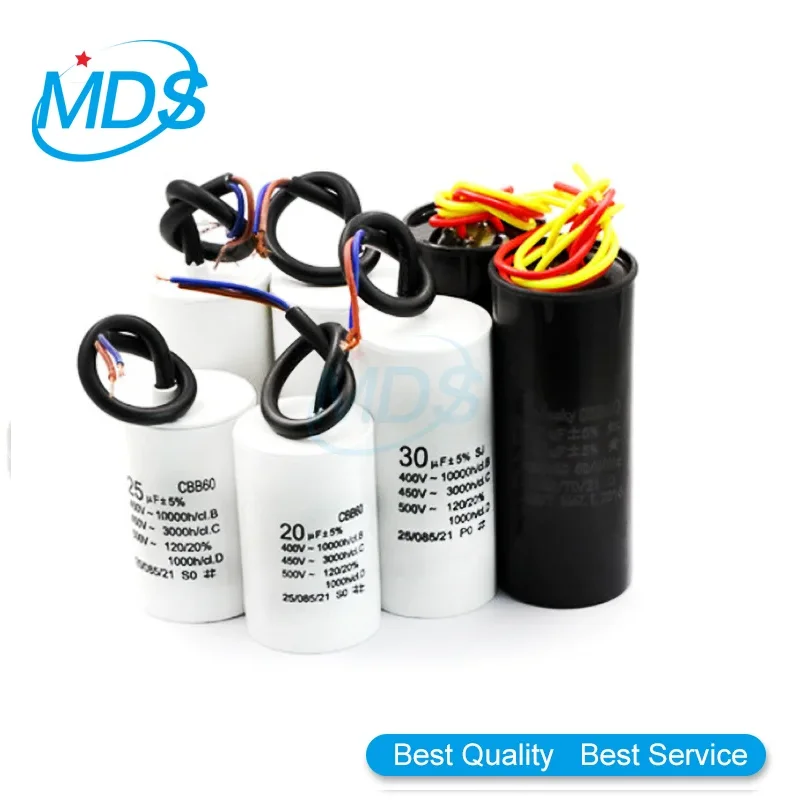 جديد موتور تشغيل المكثفات CBB60 450V التيار المتناوب بدء مكثف 5% 2 فائق التوهج-80 فائق التوهج 3/4/5/6/8/10/12/14/15/16/18/20/25/30/40 فائق التوهج/45 فائق التوهج/70 فائق التوهج/80 فائق التوهج