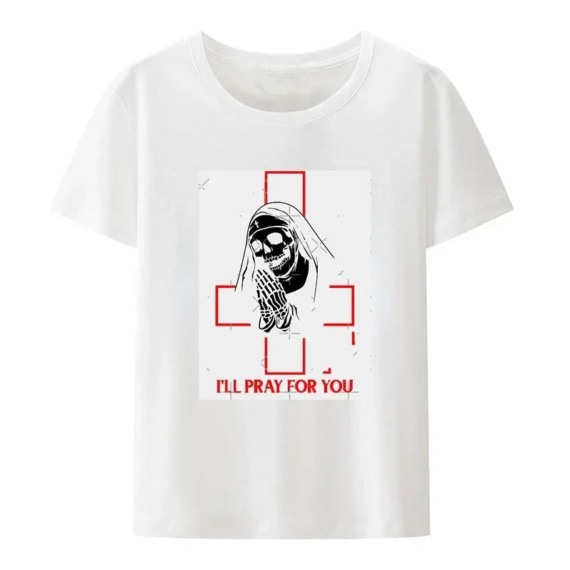 I’ll Pray For You Nun W Tattoos Women Redbubble satan t-shirts skull dark art t-shirts Redbubble logo Group