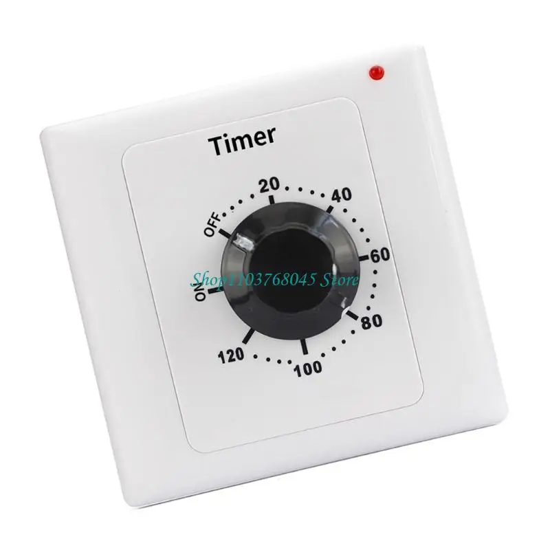 R53F 15A Mechanical Timer Swtiches Time Countdown Control Controller 86 Panel Timer Switches for Fan, Water Heaters,