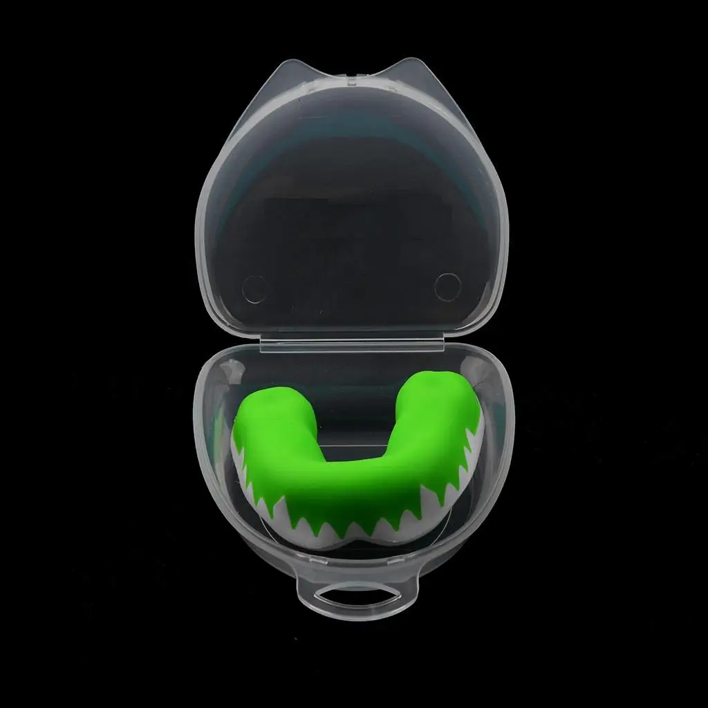Boxing Mouth Guard Protector High Performance EVA Grinding Gel Lacrosse Football Basketball Mouthpiece Shield for Athletes