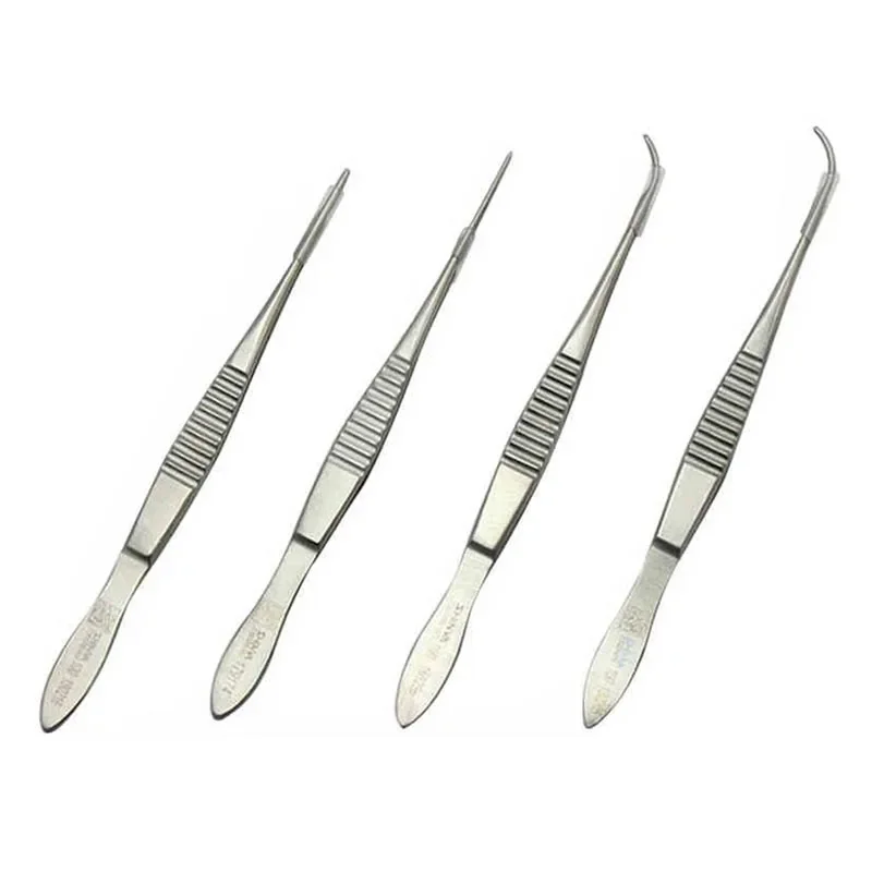 

Eye Forceps Straight Elbow Ophthalmic Tweezers with Teeth Toothless Tweezers with Hook Ophthalmic Eye Instrument