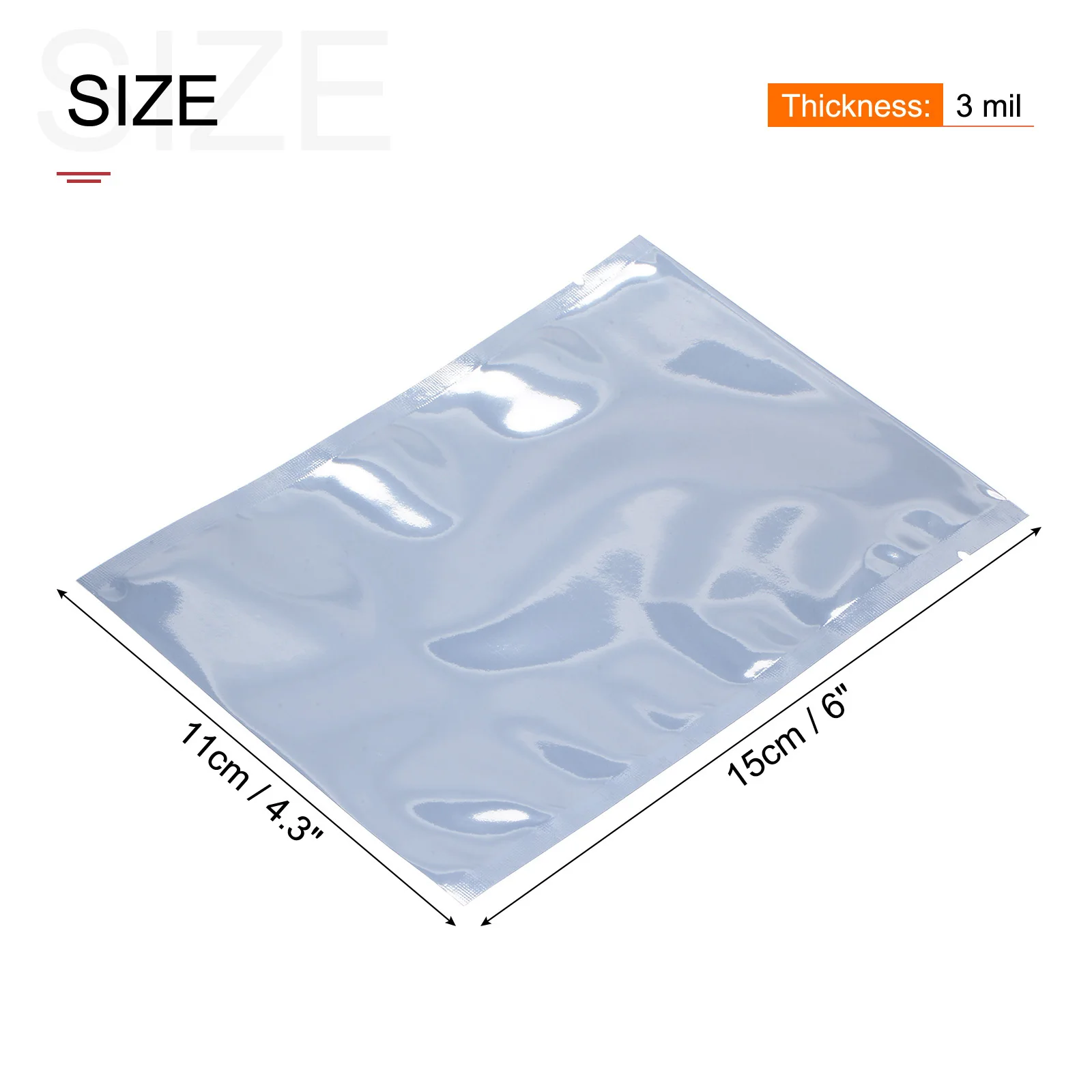 uxcell Anti Static Bags Shielding Bag 25pcs 4.3x6inch(11x15cm) Open Top with Labels for Hard Drive HDD SSD