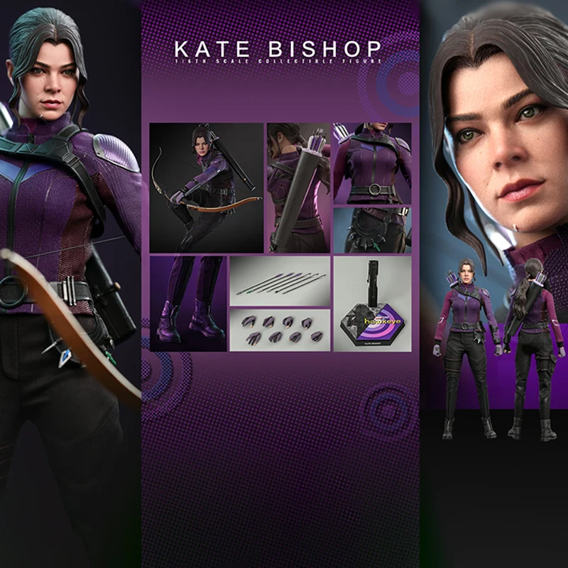 

Original Hot Toys Tms074 Kate Bishop Figures Hawkeye Figurine Pvc Statue Models Superheroes Series Collections Desk Decora Gifts