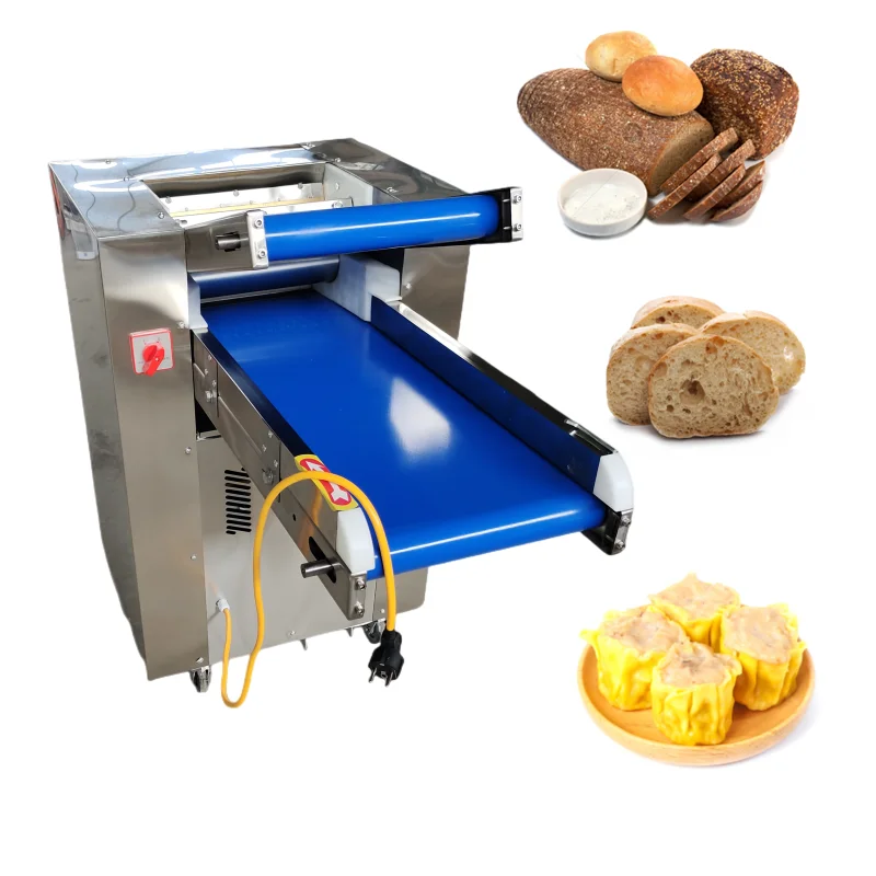 Stainless Steel Automatic Dough Sheeter Machine Price And Dough Roller Rolling Machine Commercial Dough Pressing Machine