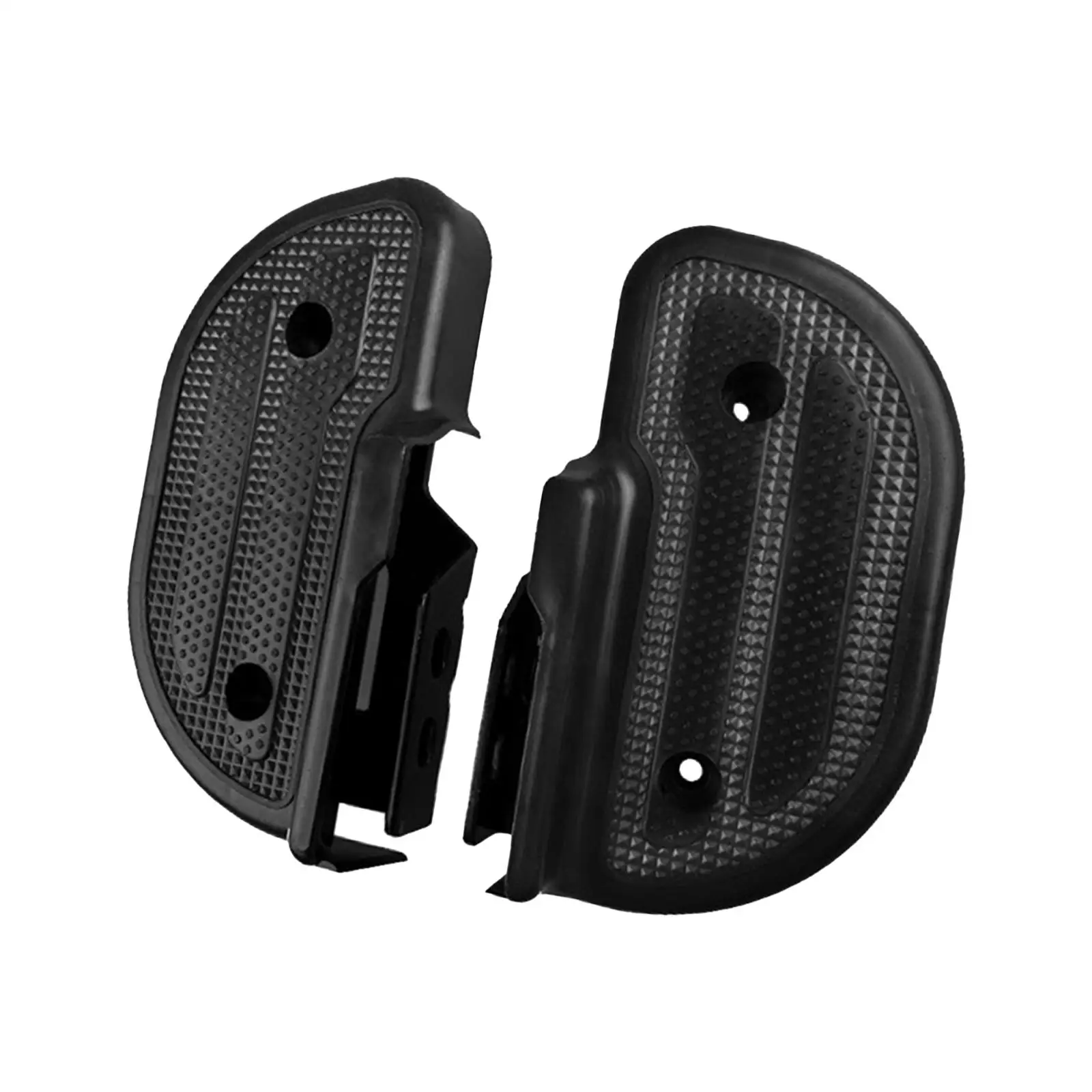 Platform Bicycle Rear Footrest Non Slip Iron Frame Pedal for Mountain E-bike and Road Cycling Replacement