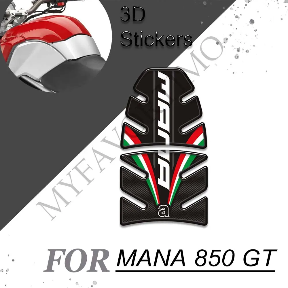 

850 GT Motorcycle For Aprilia Mana 850 GT Tank Pad Side Grips Gas Fuel Oil Kit Knee Stickers Decals Protector Protection