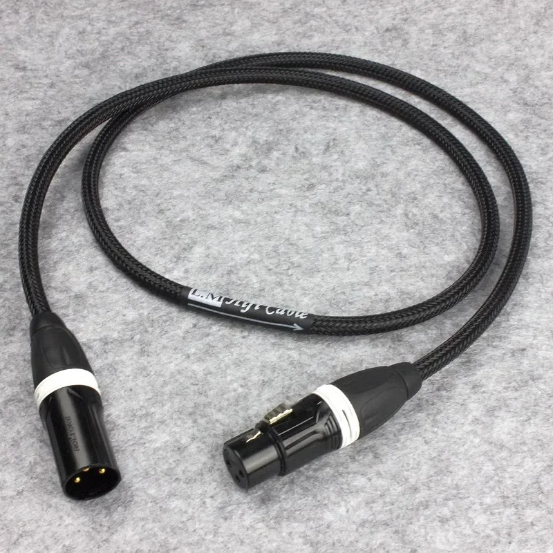 

XLR Cannon Balance Cable, American origin hifi audio cable, professional signal cable, gold-plated version