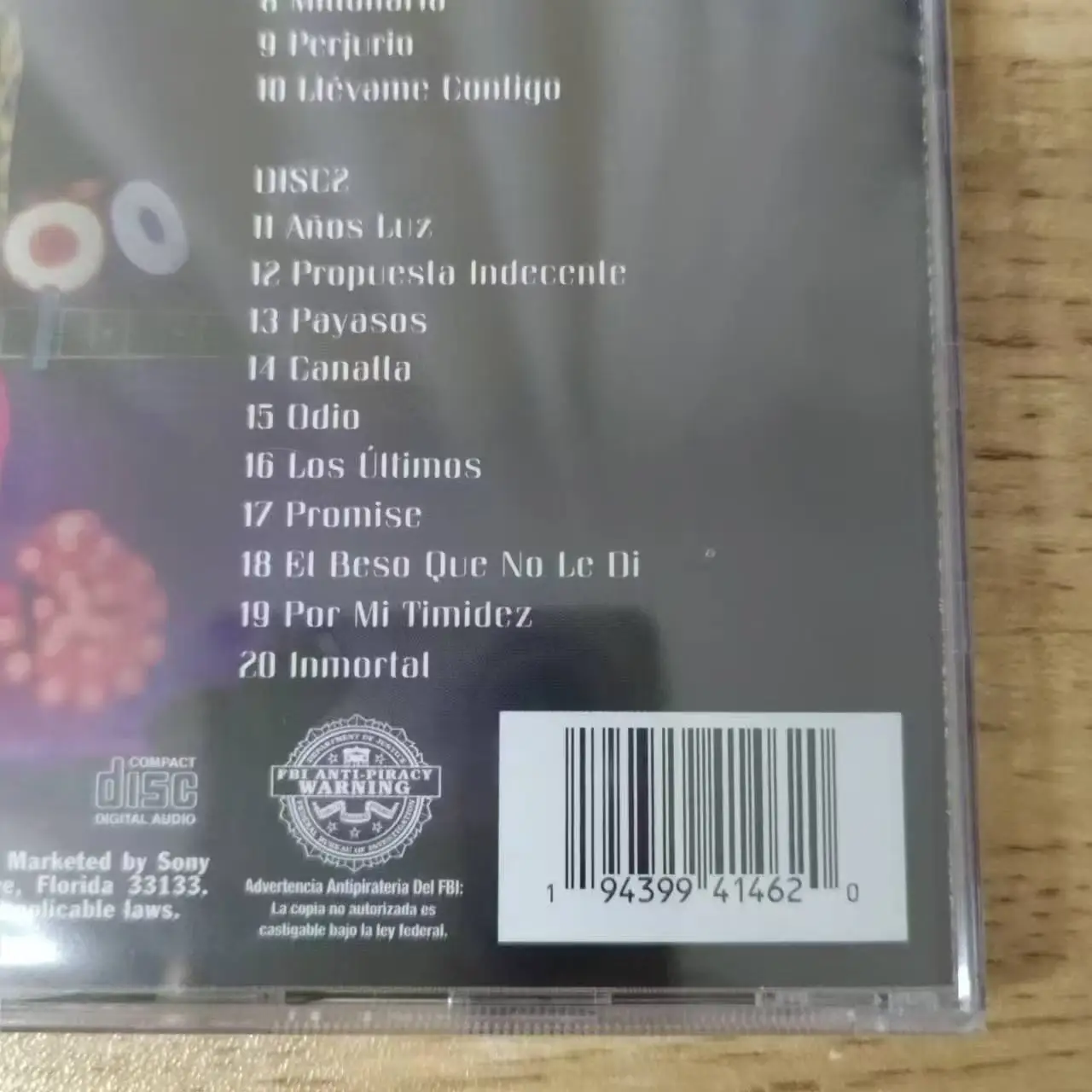 Romeo Santos-CD de música, álbum de éxitos más grandes, grabación de música, Cosplay, Walkman, caja de banda sonora para coche, música de fiesta