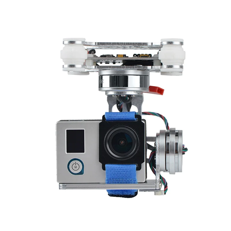 Brushless Gimbal 3 Axis Camera Mount 32bit Strom32 Gimbal Controller With Anti-vibration Rubber Balls For Gopro3 Gopro4 SJ4000