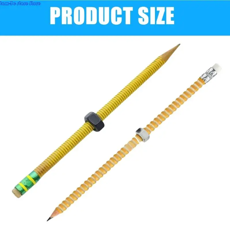 D0UA متعددة الأغراض التركيز على تعزيز أداة كتابة القلم الرصاص مع الجوز الدوار